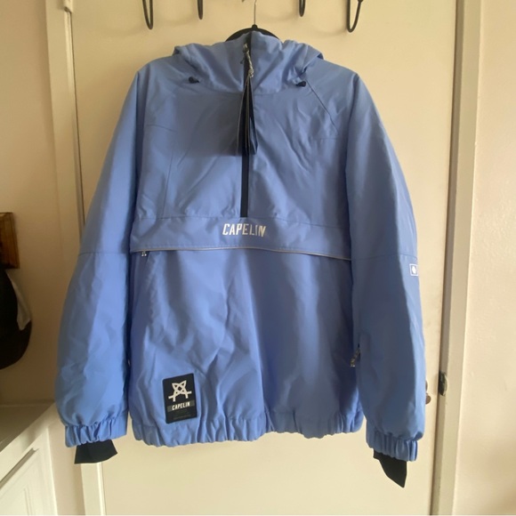 Sailor Pullover Snowboarding Jacket - Ice blue - Picture 6 of 7